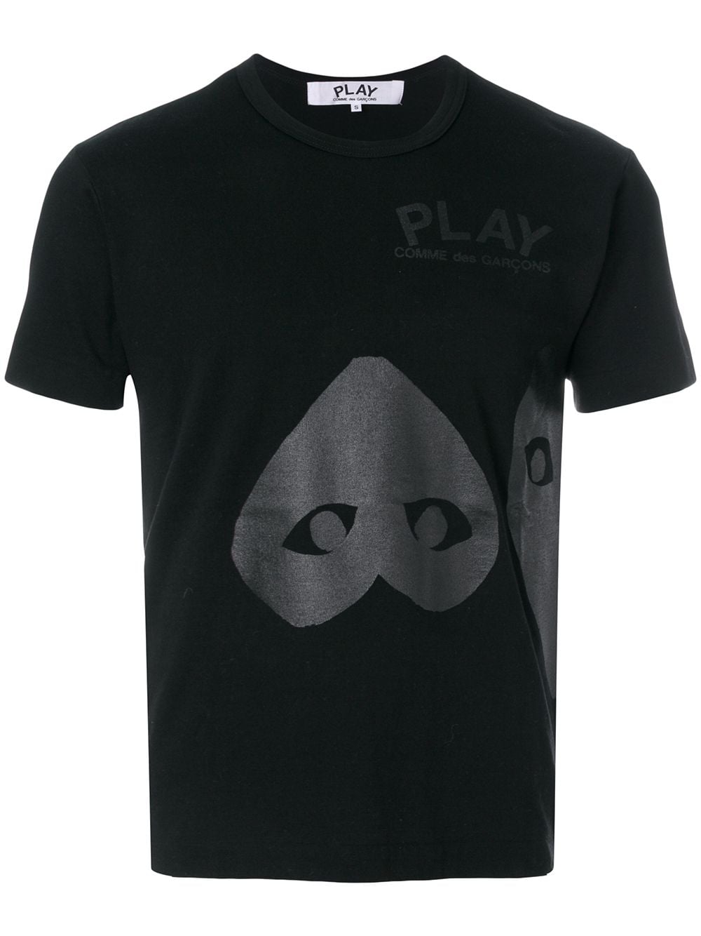 Comme Des Garçons Play T-Shirt mit Herz-Print - Schwarz von Comme Des Garçons Play