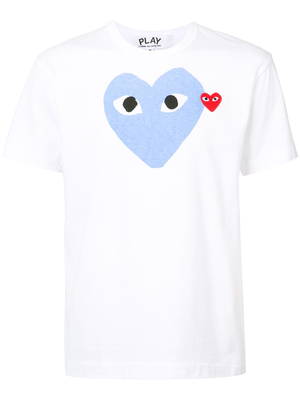 Comme Des Garçons Play T-Shirt mit Herz-Print - Weiß von Comme Des Garçons Play