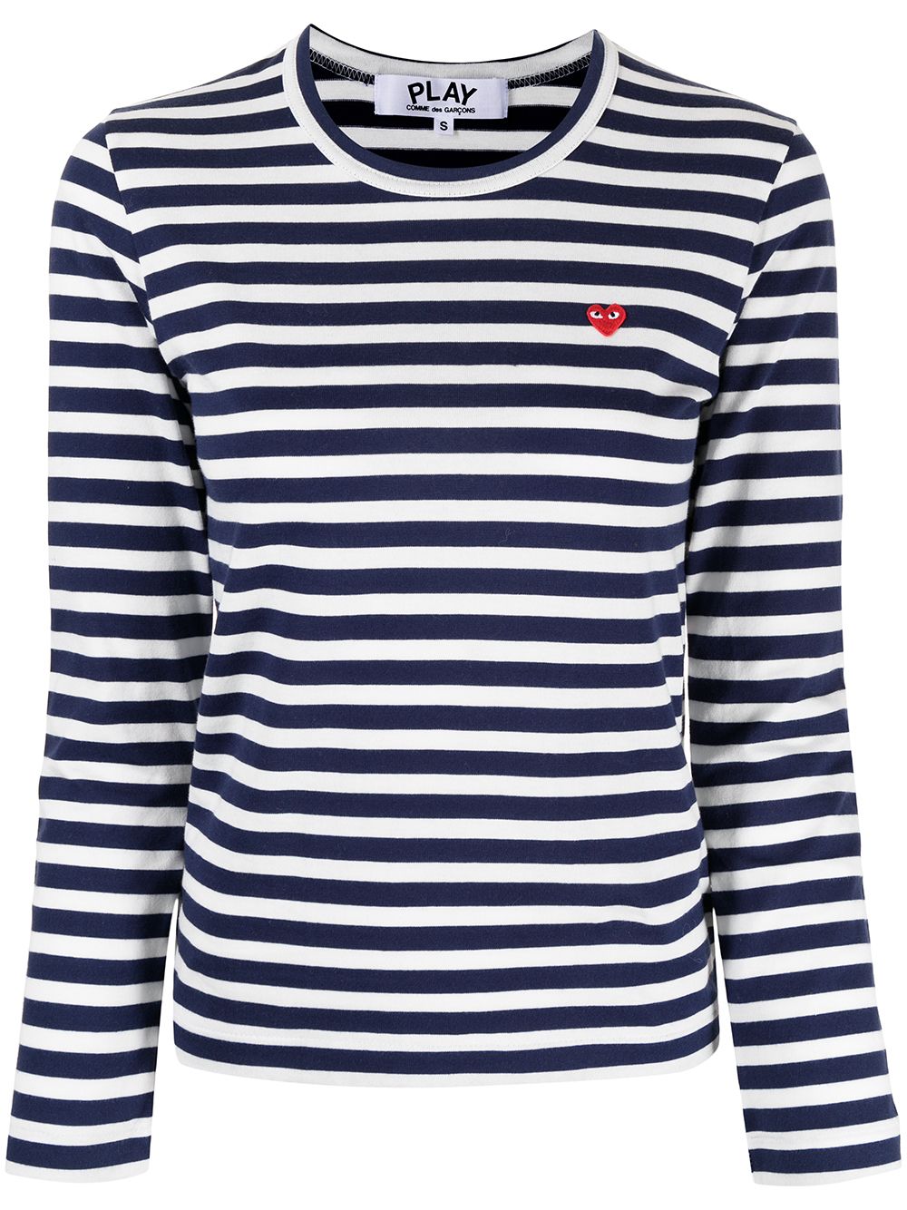 Comme Des Garçons Play T-Shirt mit Logo - Blau von Comme Des Garçons Play