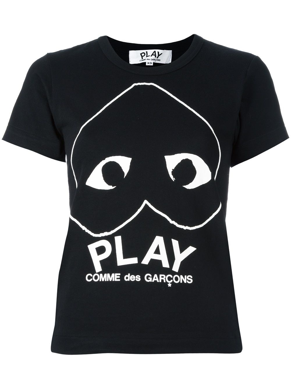 Comme Des Garçons Play T-Shirt mit Logo-Print - Schwarz von Comme Des Garçons Play