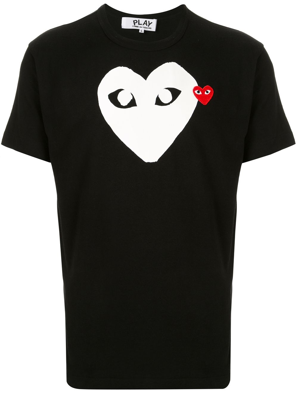 Comme Des Garçons Play T-Shirt mit Logo-Print - Schwarz von Comme Des Garçons Play