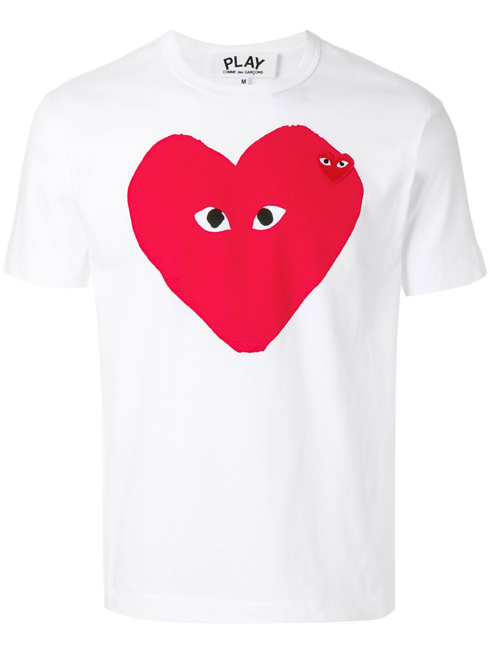 Comme Des Garçons Play T-Shirt mit Logo - Weiß von Comme Des Garçons Play