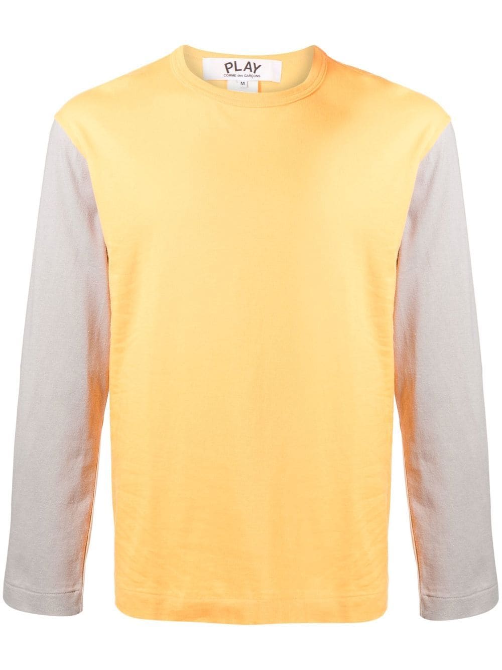 Comme Des Garçons T-Shirt mit zwei Farben - Gelb von Comme Des Garçons