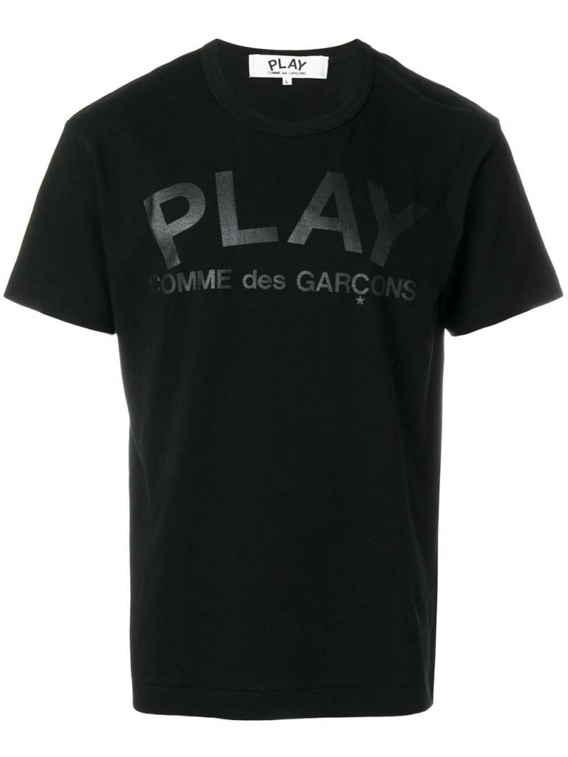 Comme Des Garçons Play T-Shirt mit Logo-Print - Schwarz von Comme Des Garçons Play