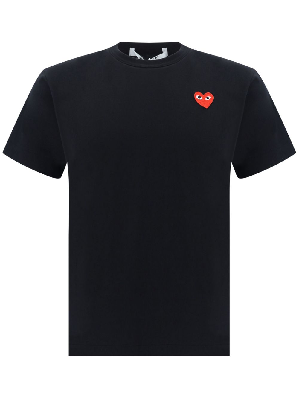 Comme Des Garçons Play T-Shirt mit Herz-Patch - Schwarz von Comme Des Garçons Play