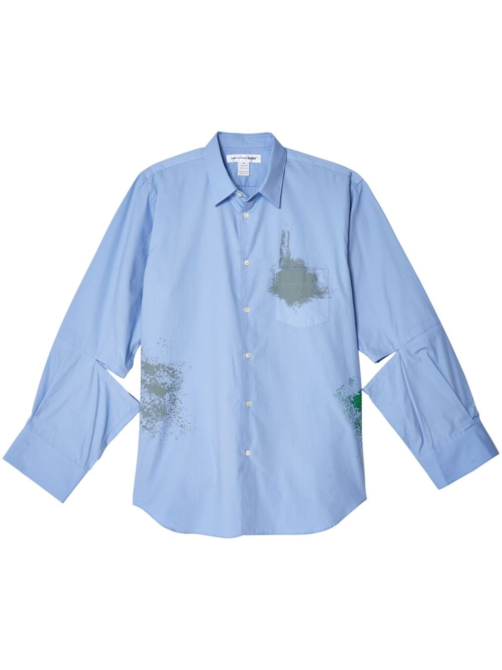 Comme Des Garçons Shirt Hemd im Deconstructed-Look - Blau von Comme Des Garçons Shirt