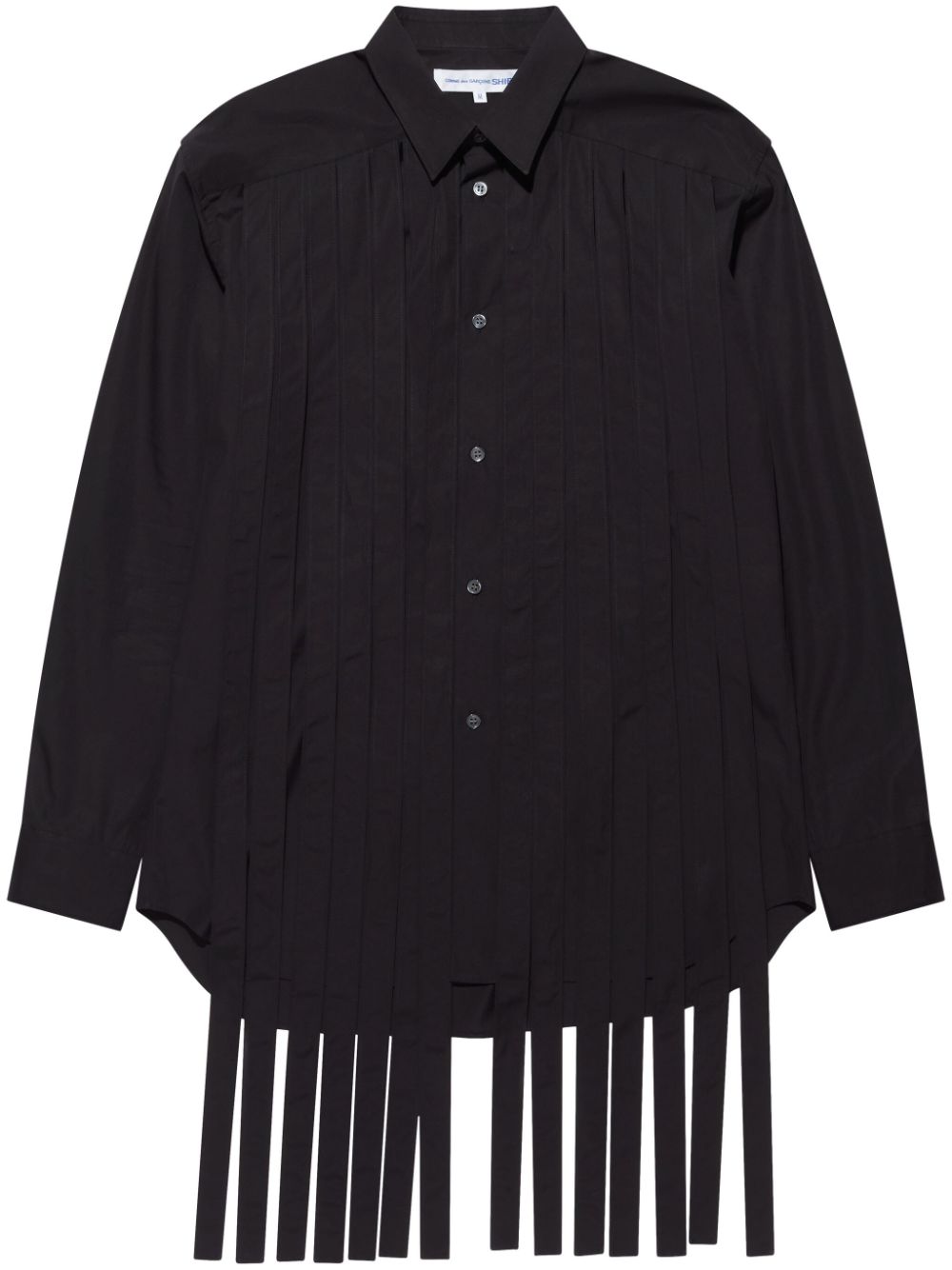 Comme Des Garçons Shirt Hemd mit Fransen - Schwarz von Comme Des Garçons Shirt