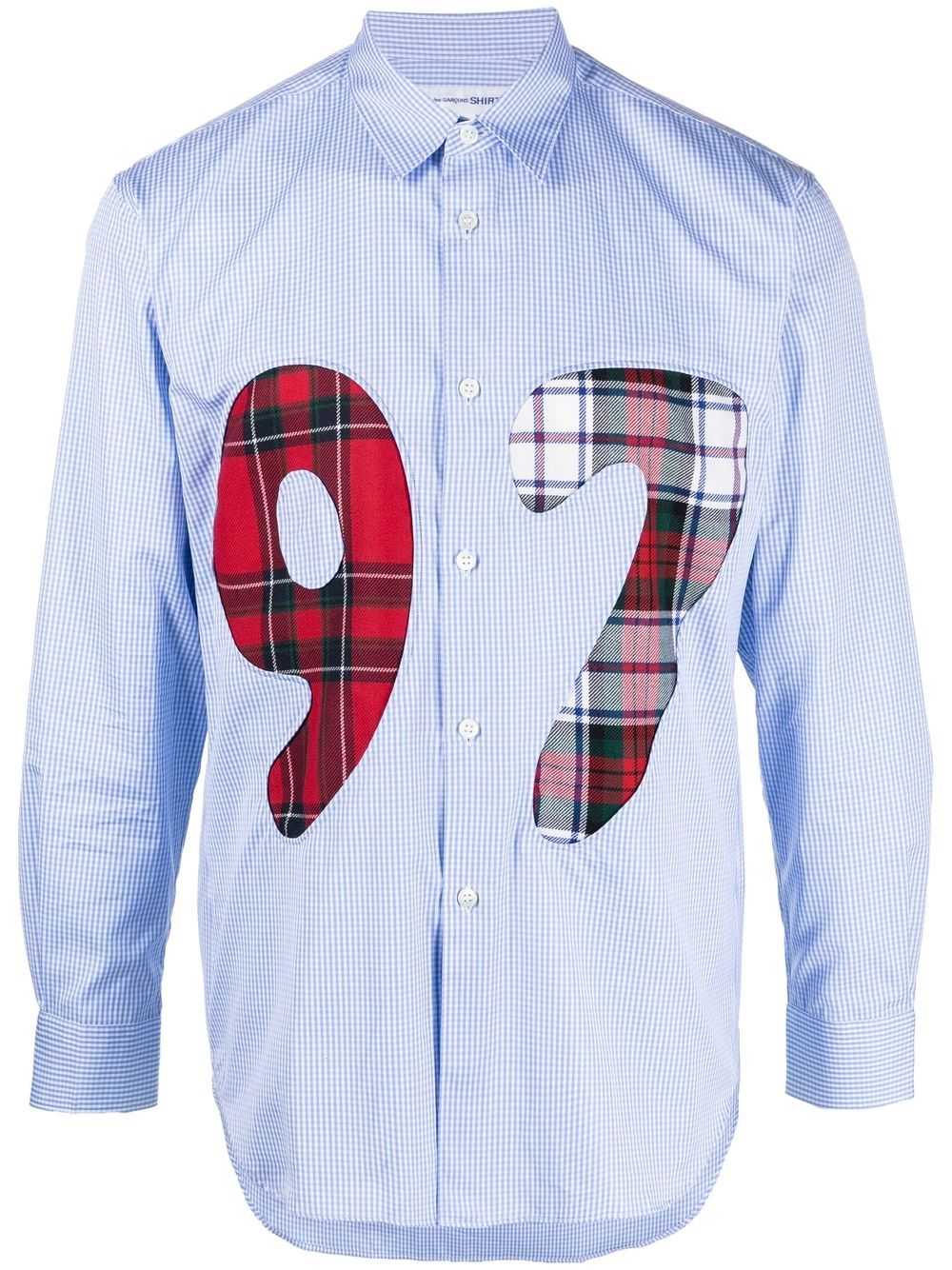 Comme Des Garçons Shirt Hemd mit Karomuster - Blau von Comme Des Garçons Shirt