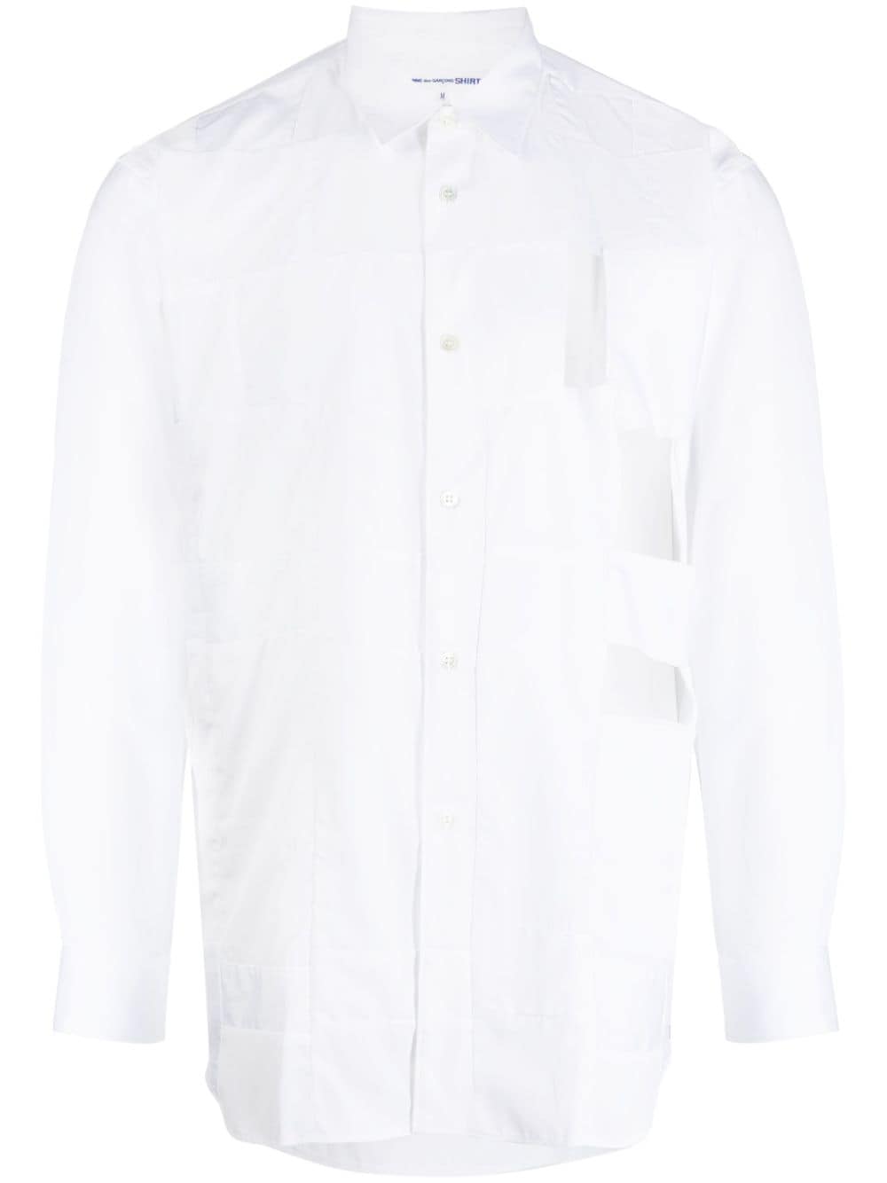 Comme Des Garçons Shirt Hemd mit Kontrasteinsätzen - Weiß von Comme Des Garçons Shirt