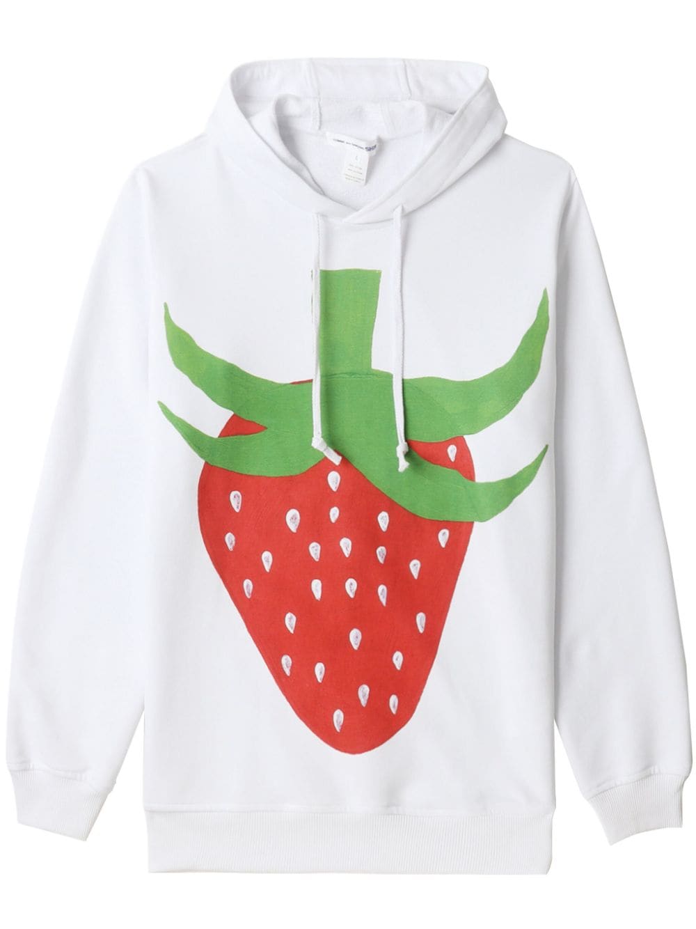 Comme Des Garçons Shirt Hoodie mit Logo-Print - Weiß von Comme Des Garçons Shirt