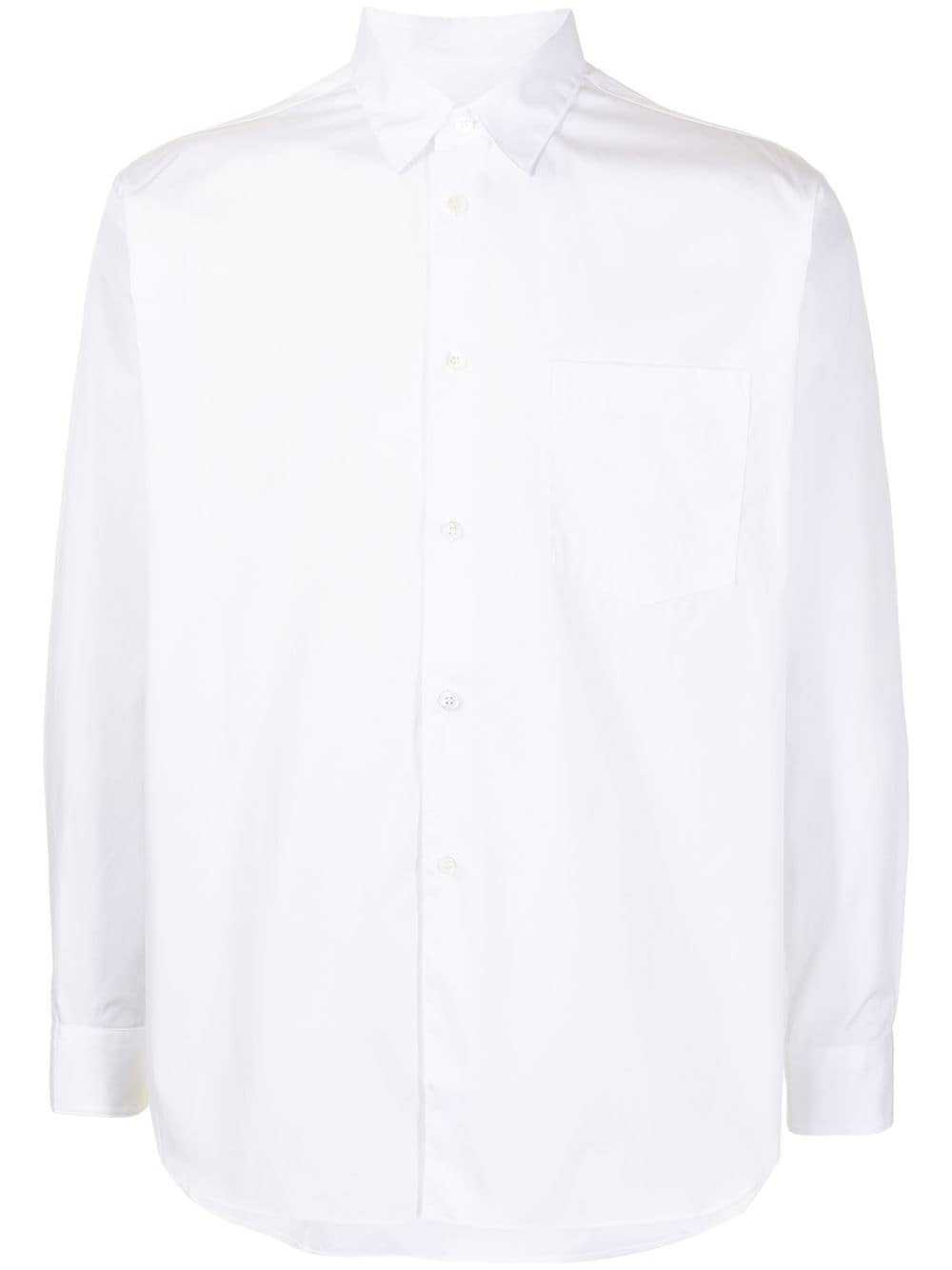 Comme Des Garçons Shirt Langärmeliges Hemd - Weiß von Comme Des Garçons Shirt