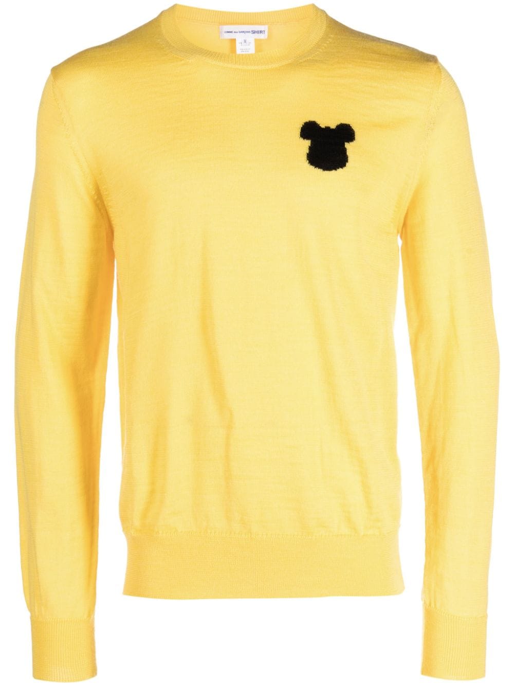 Comme Des Garçons Shirt Pullover mit Intarsienmuster - Gelb von Comme Des Garçons Shirt