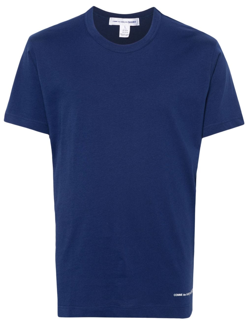 Comme Des Garçons Shirt T-Shirt mit Logo-Print - Blau von Comme Des Garçons Shirt