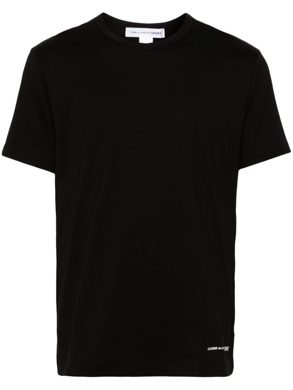 Comme Des Garçons Shirt T-Shirt mit Logo-Print - Schwarz von Comme Des Garçons Shirt