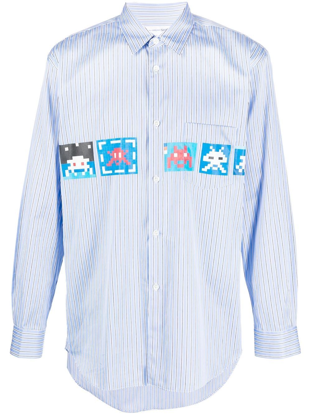 Comme Des Garçons Shirt Hemd mit grafischem Print - Blau von Comme Des Garçons Shirt