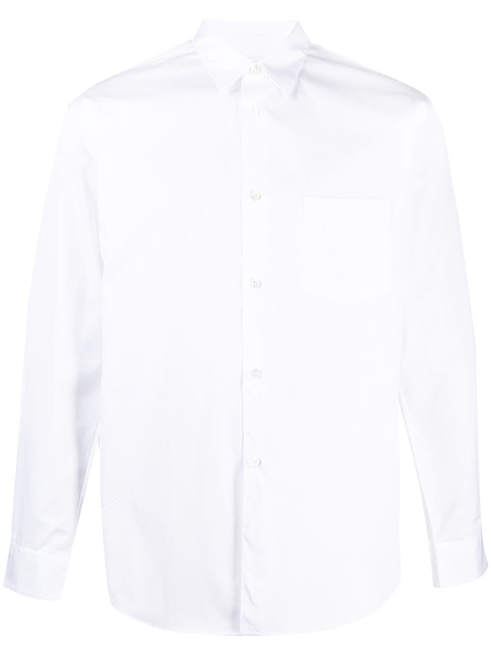 Comme Des Garçons Shirt Langärmeliges Hemd - Weiß von Comme Des Garçons Shirt