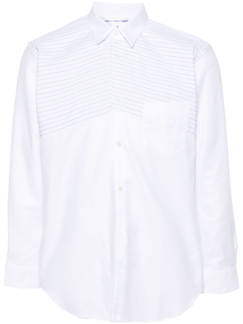 Comme Des Garçons Shirt Hemd mit Kontrasteinsätzen - Weiß von Comme Des Garçons Shirt