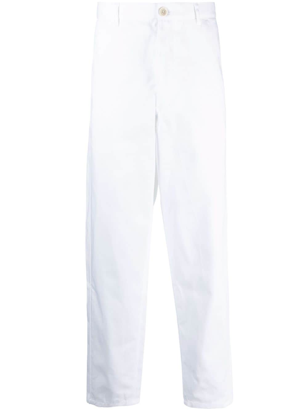 Comme Des Garçons Shirt Klassische Straight-Leg-Jeans - Weiß von Comme Des Garçons Shirt