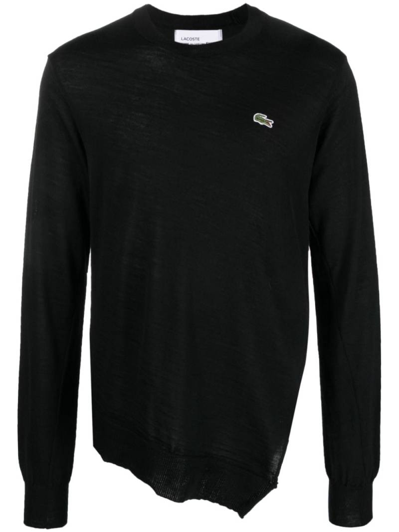Comme Des Garçons Shirt Pullover mit Logo-Stickerei - Schwarz von Comme Des Garçons Shirt
