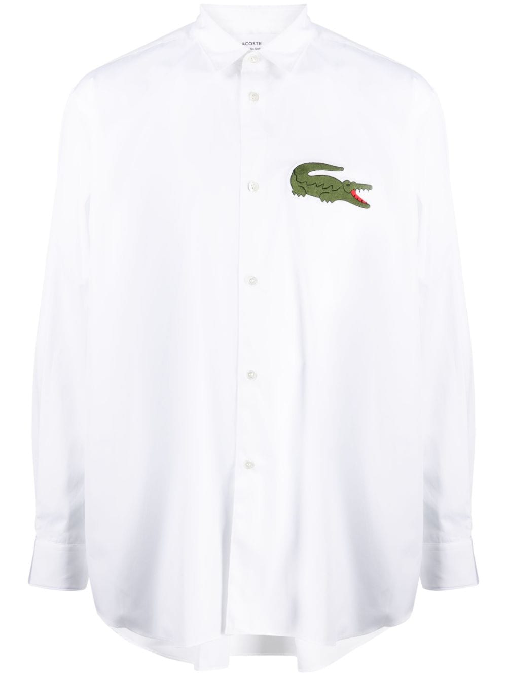 Comme Des Garçons Shirt Hemd mit Logo-Patch - Weiß von Comme Des Garçons Shirt