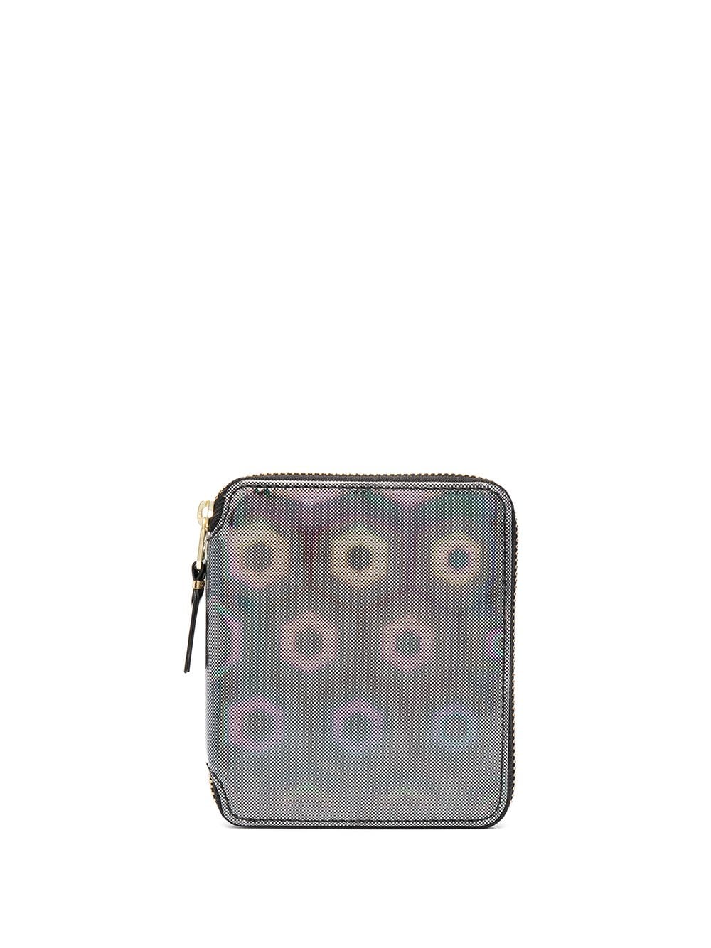 Comme Des Garçons Wallet Portemonnaie mit Hologramm-Effekt - Schwarz von Comme Des Garçons Wallet