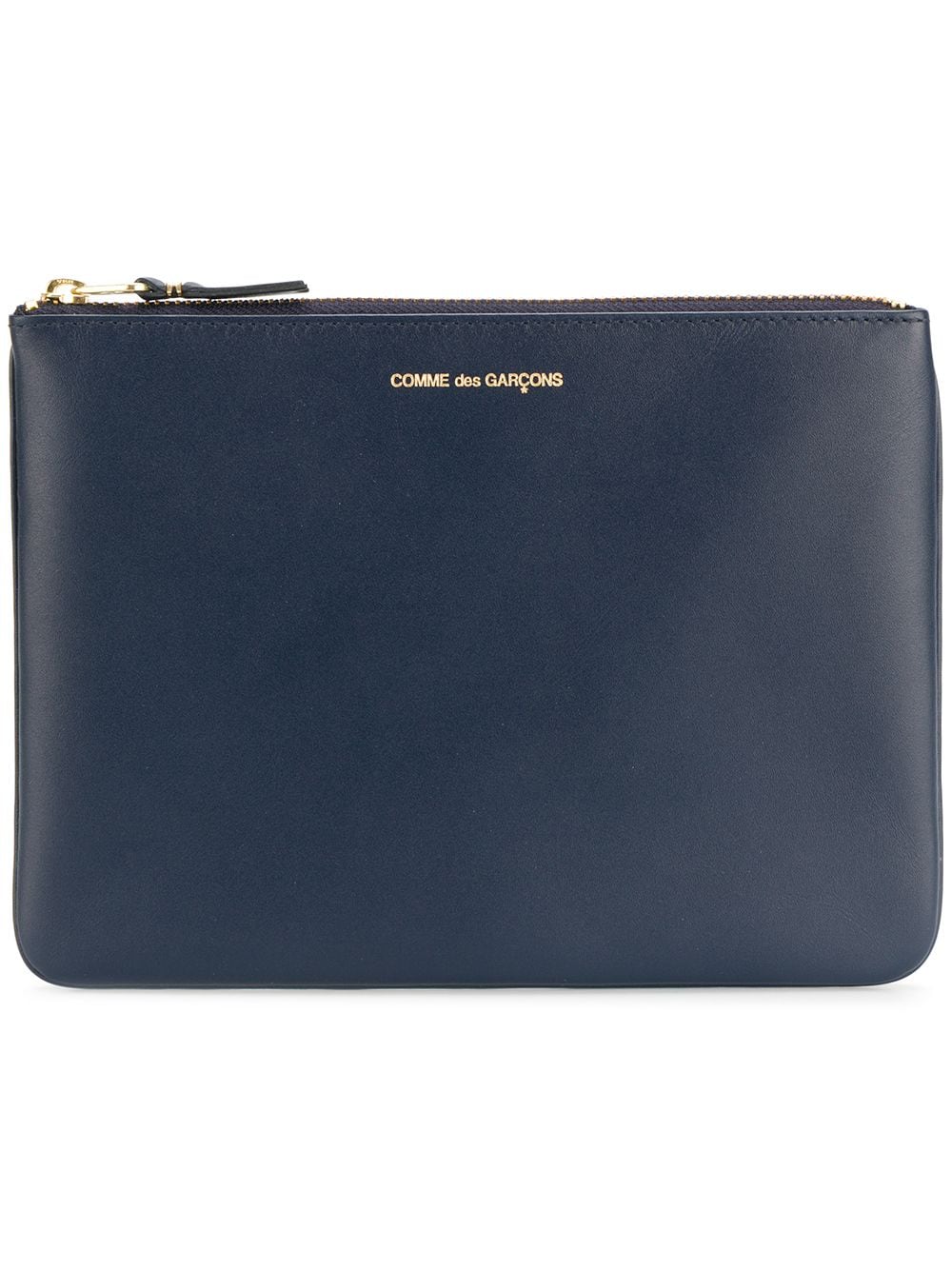 Comme Des Garçons Wallet Portemonnaie mit Logo-Stempel - Blau von Comme Des Garçons Wallet