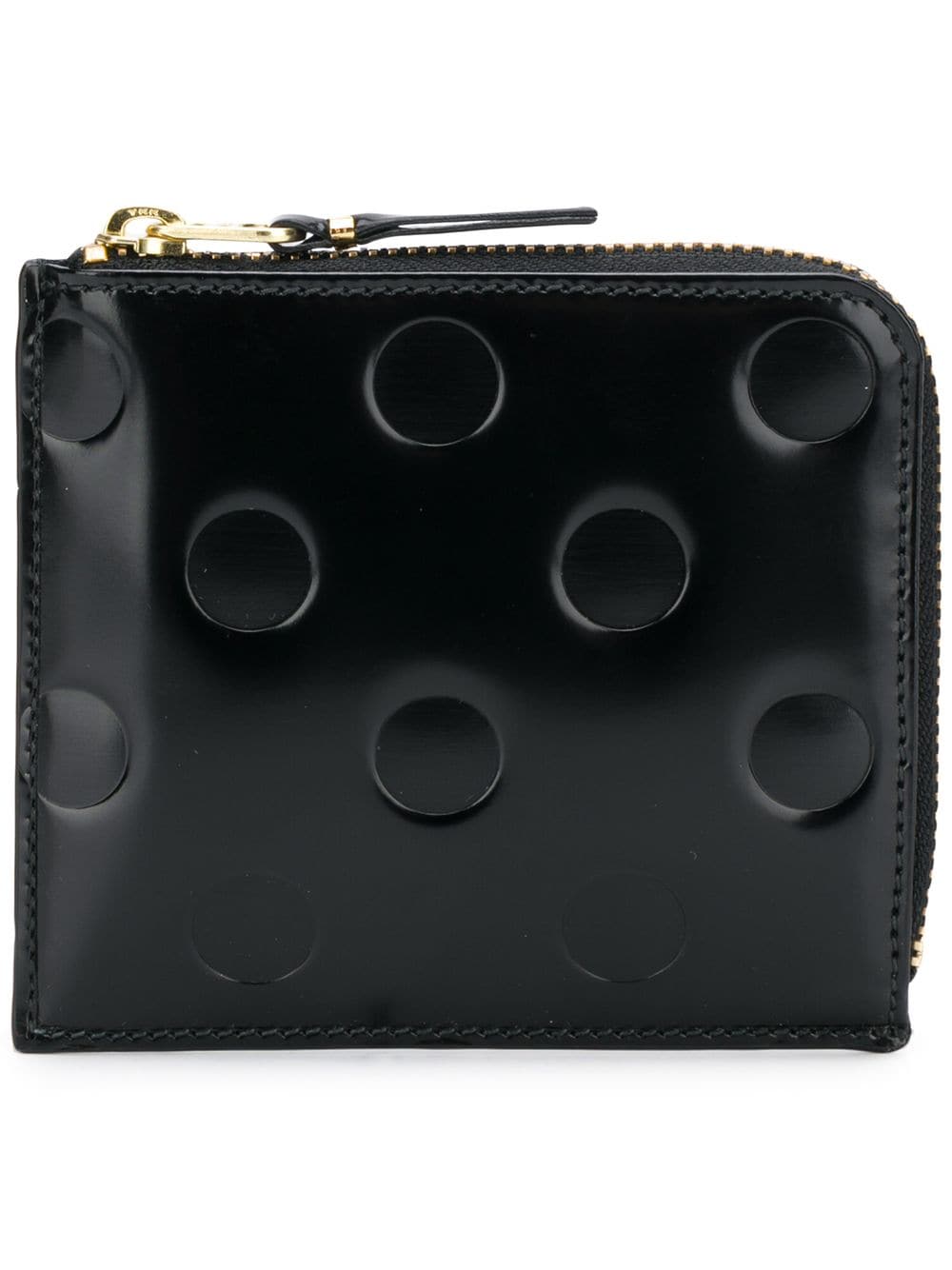 Comme Des Garçons Wallet Portemonnaie mit Reißverschluss - Schwarz von Comme Des Garçons Wallet