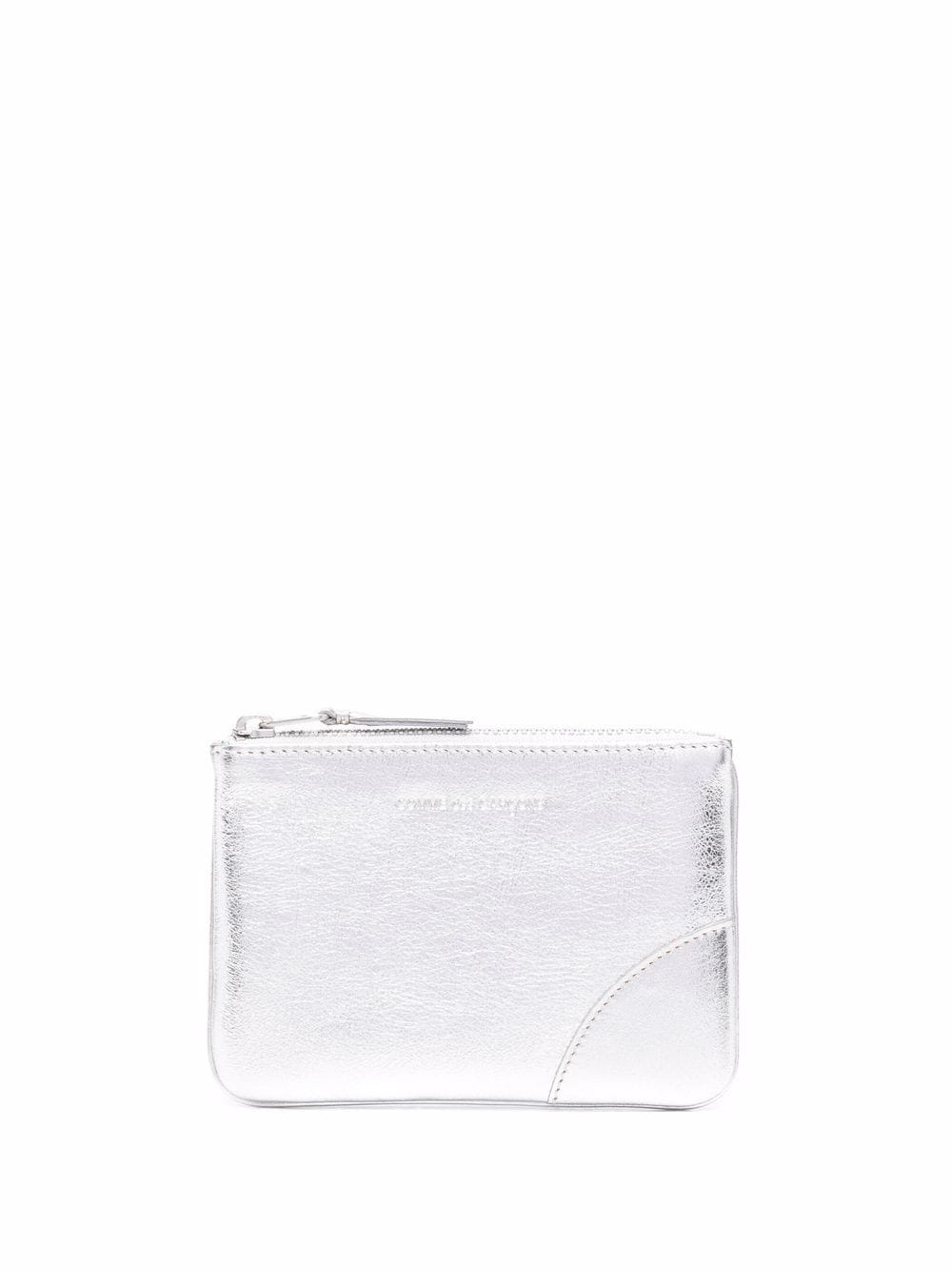 Comme Des Garçons Wallet Mini-Portemonnaie in Metallic-Optik - Silber von Comme Des Garçons Wallet