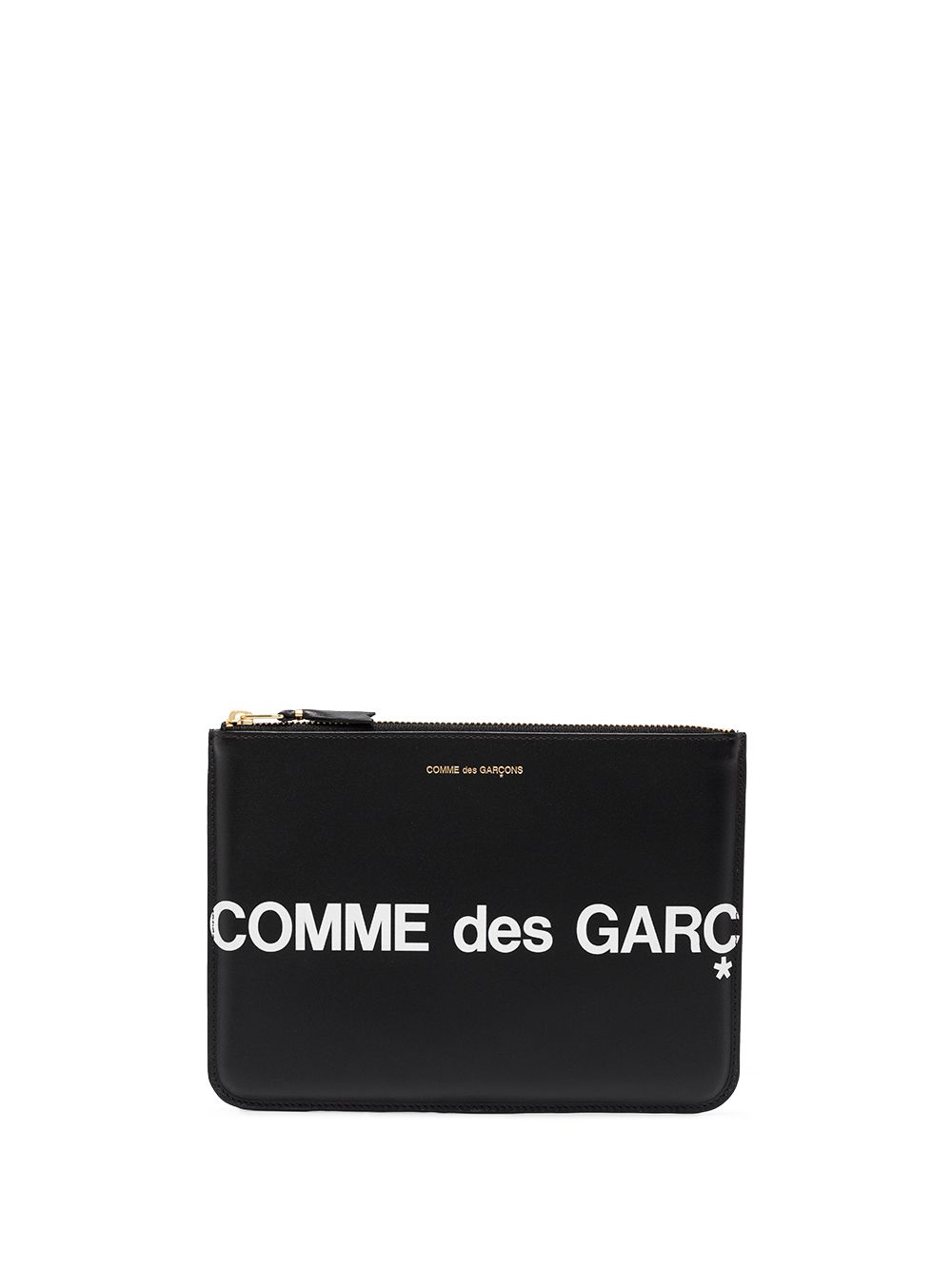 Comme Des Garçons Wallet Clutch mit Logo-Print - Schwarz von Comme Des Garçons Wallet