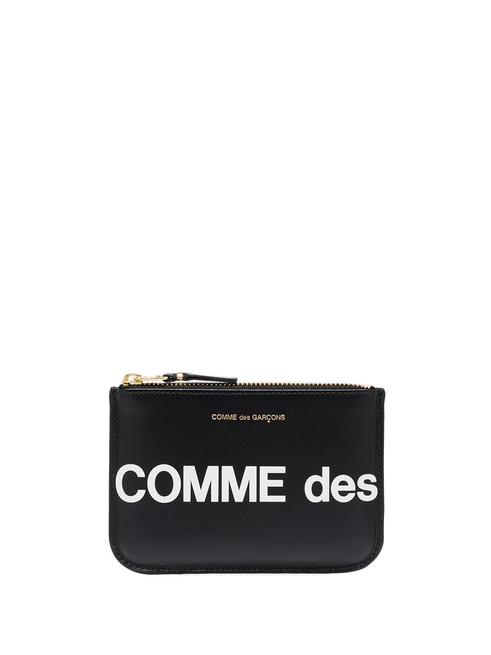 Comme Des Garçons Wallet Clutch mit Logo-Print - Schwarz von Comme Des Garçons Wallet