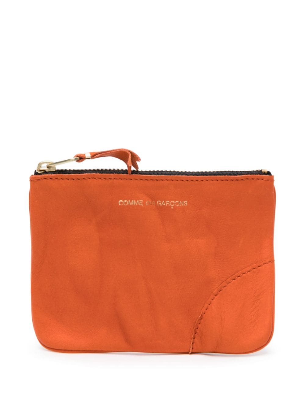 Comme Des Garçons Wallet Portemonnaie mit Logo-Print - Orange von Comme Des Garçons Wallet