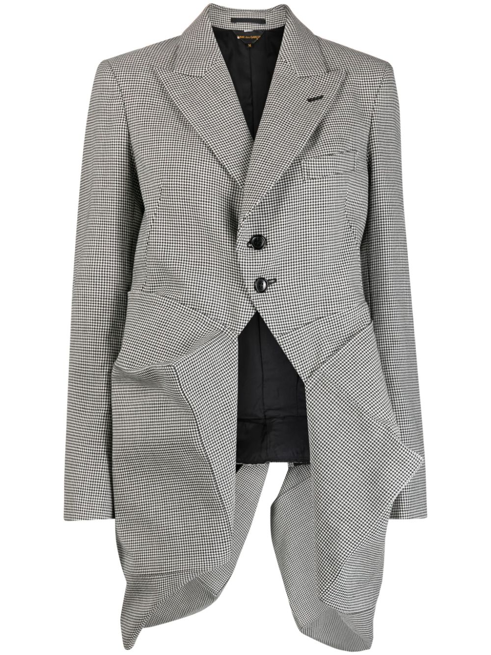 Comme Des Garçons Asymmetrischer Blazer - Schwarz von Comme Des Garçons