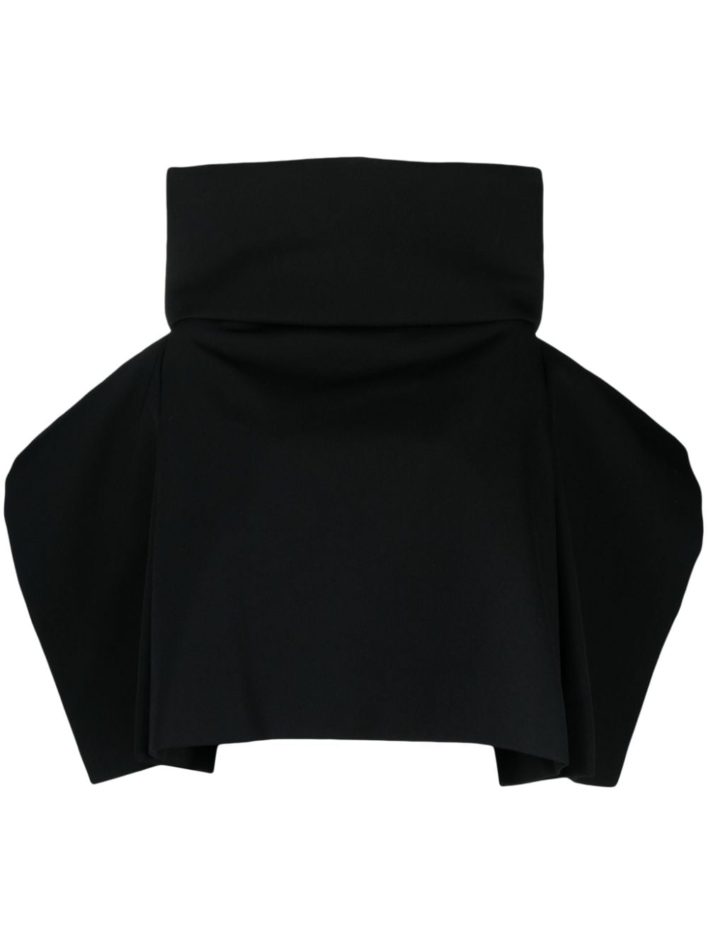 Comme Des Garçons Drapiertes Cape - Schwarz von Comme Des Garçons