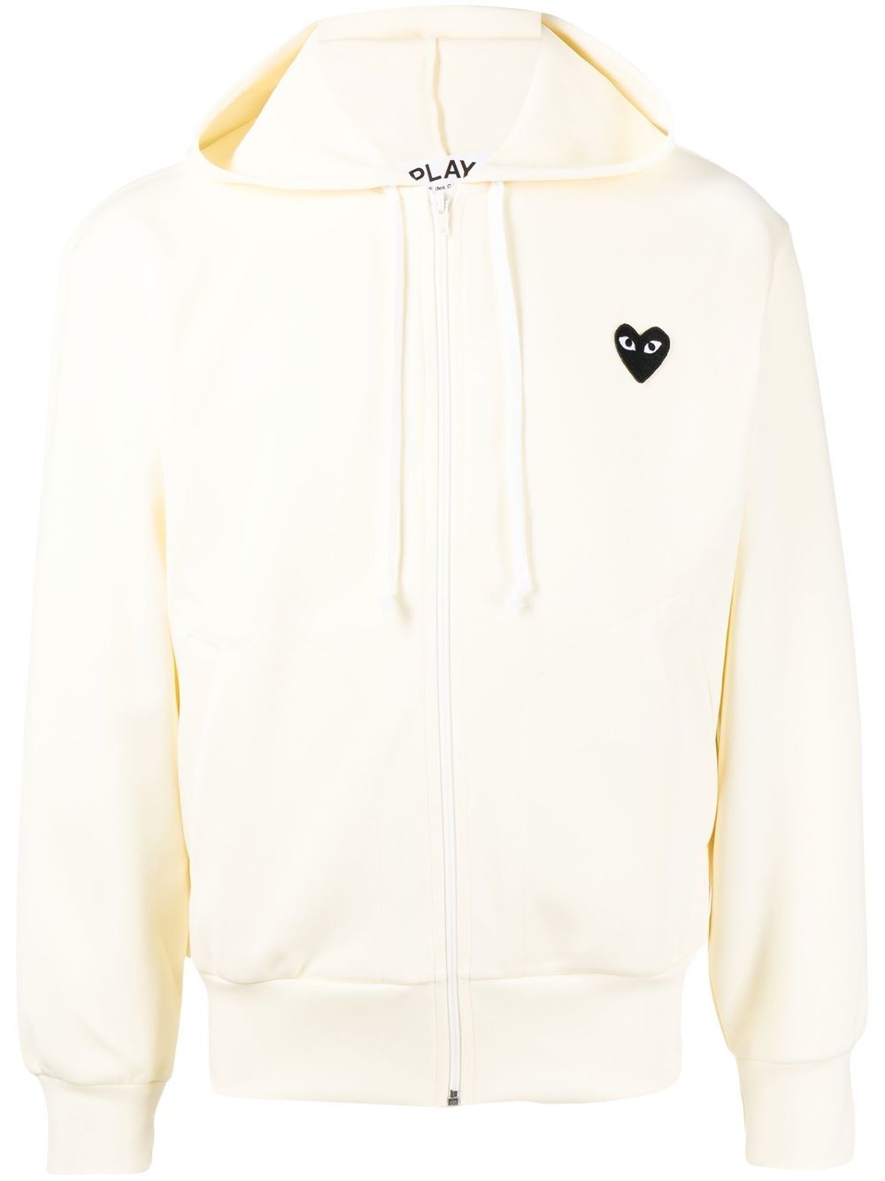 Comme Des Garçons Play Kapuzenjacke mit Logo-Print - Gelb von Comme Des Garçons Play