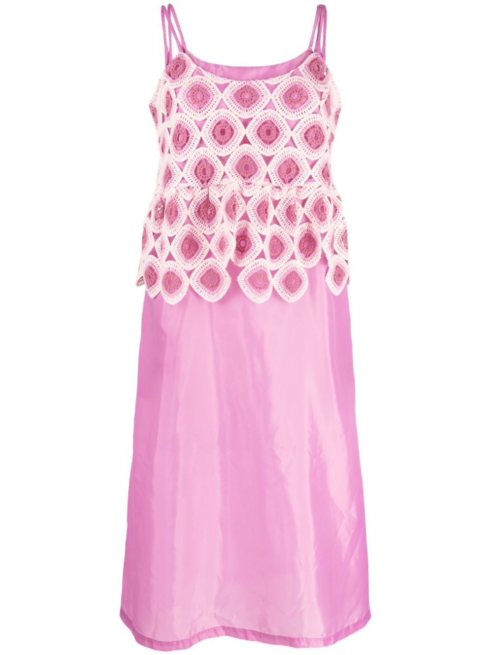 Comme Des Garçons Comme Des Garçons Kleid mit Häkelspitze - Rosa von Comme Des Garçons Comme Des Garçons