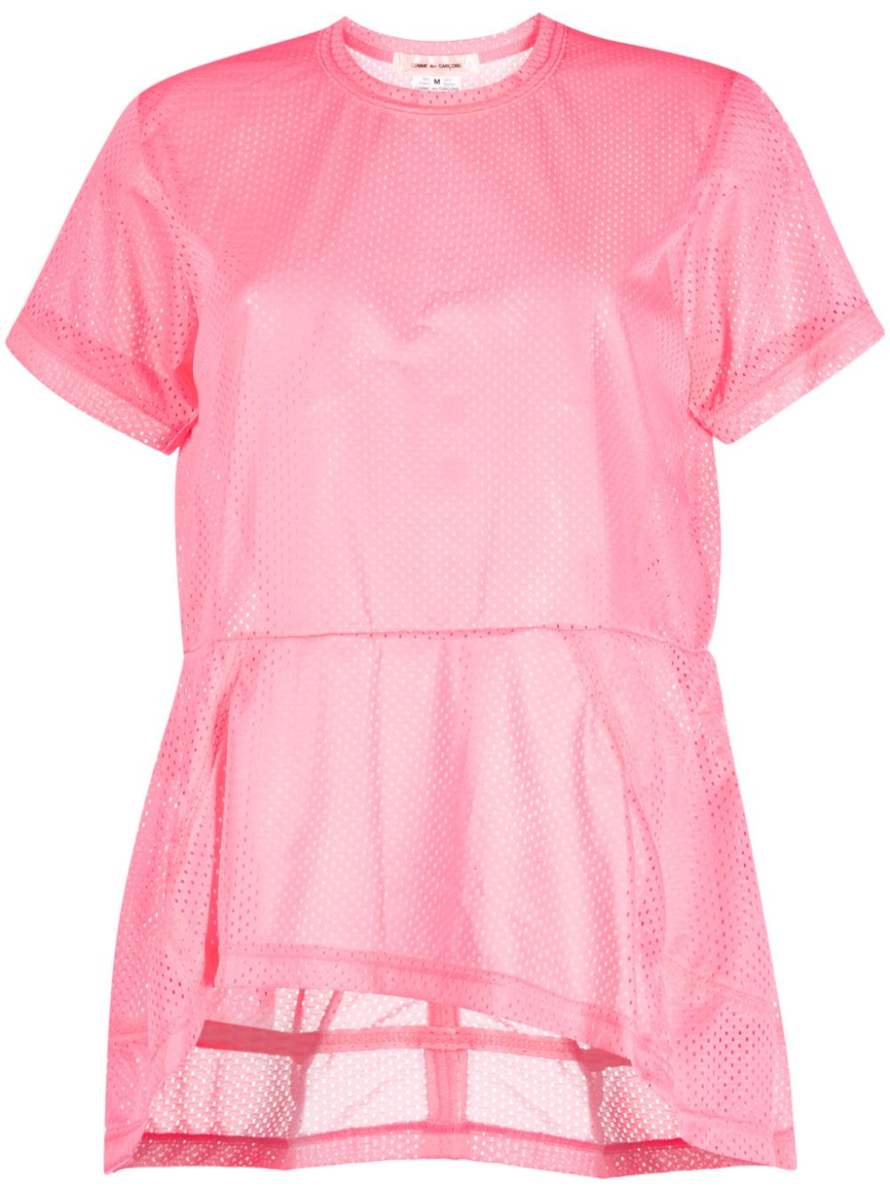 Comme Des Garçons Semi-transparentes Hemd - Rosa von Comme Des Garçons