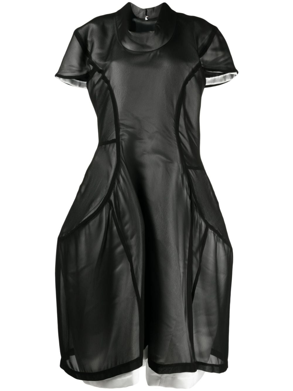 Comme Des Garçons Asymmetrisches Kleid - Schwarz von Comme Des Garçons