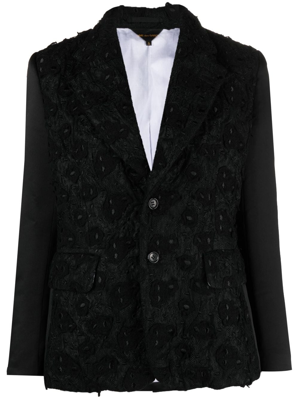 Comme Des Garçons Bestickter Blazer - Schwarz von Comme Des Garçons