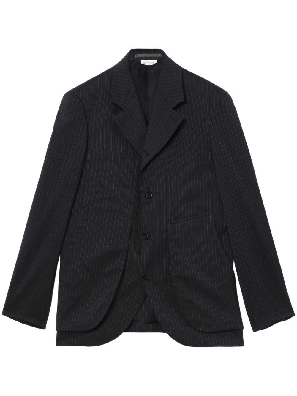 Comme des Garçons Homme Deux Wollblazer mit Nadelstreifen - Grau von Comme des Garçons Homme Deux