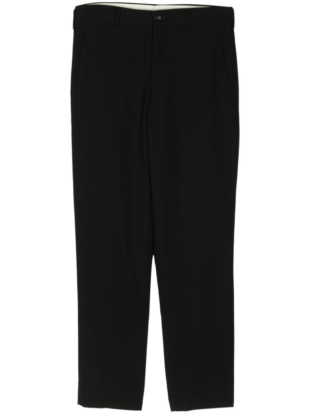 Comme des Garçons Homme Plus wool straight trousers - Schwarz von Comme des Garçons Homme Plus