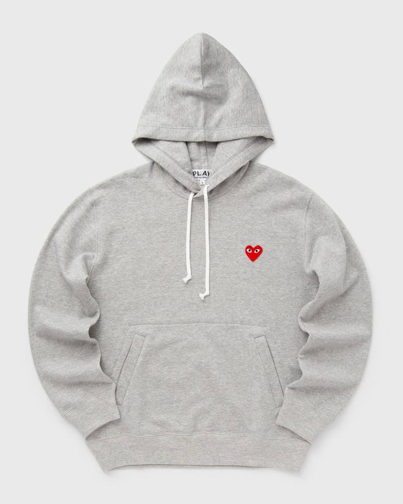 Comme des Garçons Play SWEATSHIRT RED EMBLEM KNIT men Hoodies grey in Größe:XXL von Comme des Garçons Play
