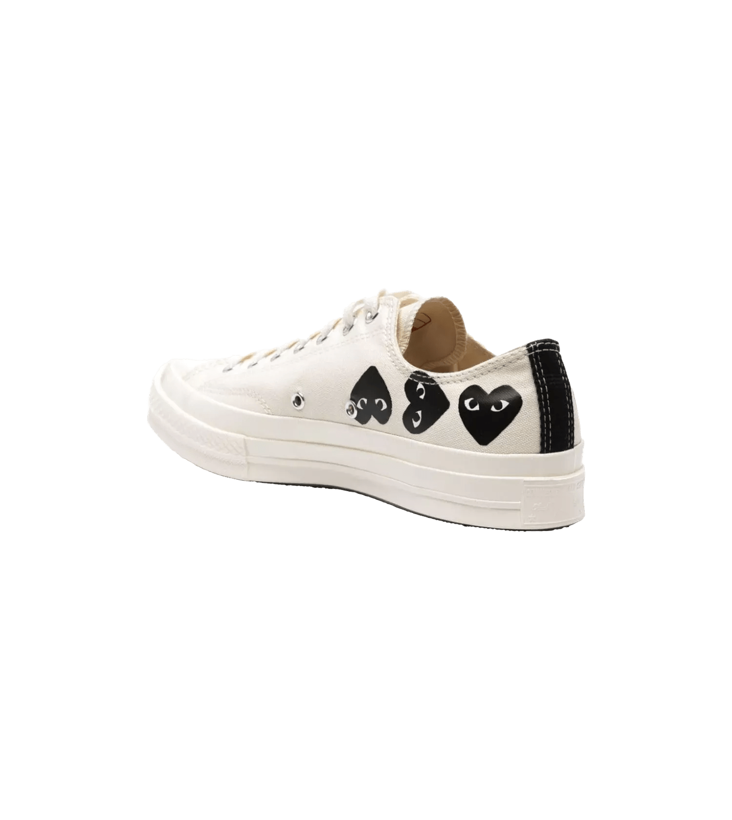 Comme des Garcons Play Sneakers - Multi Heart Converse Chuck Taylor 70 Low-Top-Sneak - Gr. 11 - in Beige - für Damen von Comme des Garcons Play