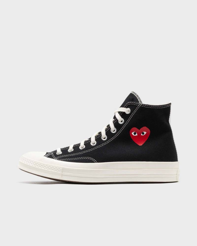 Comme des Garçons Play X CONVERSE Chuck Taylor 70 Small Heart High Top men High-& Midtop black in Größe:40 von Comme des Garçons Play