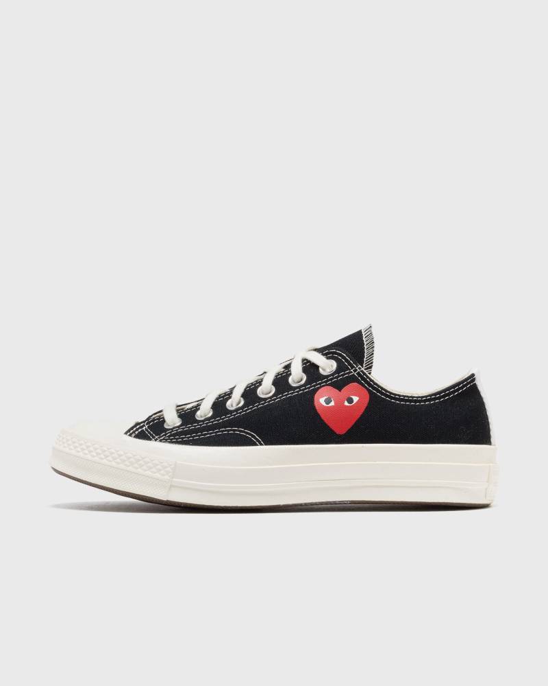 Comme des Garçons Play X CONVERSE Chuck Taylor'70 Small Red Heart Low Top men Lowtop black in Größe:42 von Comme des Garçons Play