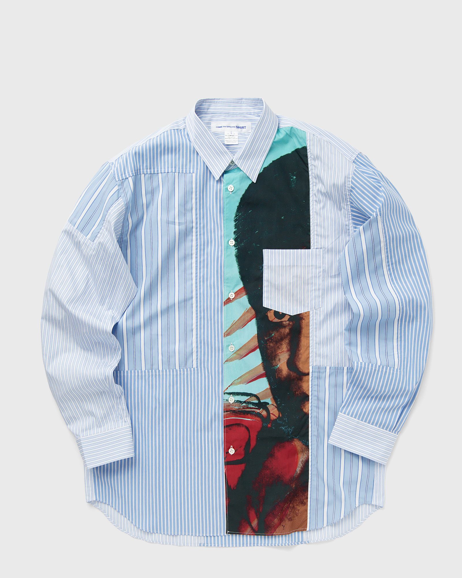 Comme des Garçons Shirt MENS SHIRT WOVEN men Longsleeves multi in Größe:L von Comme des Garçons Shirt