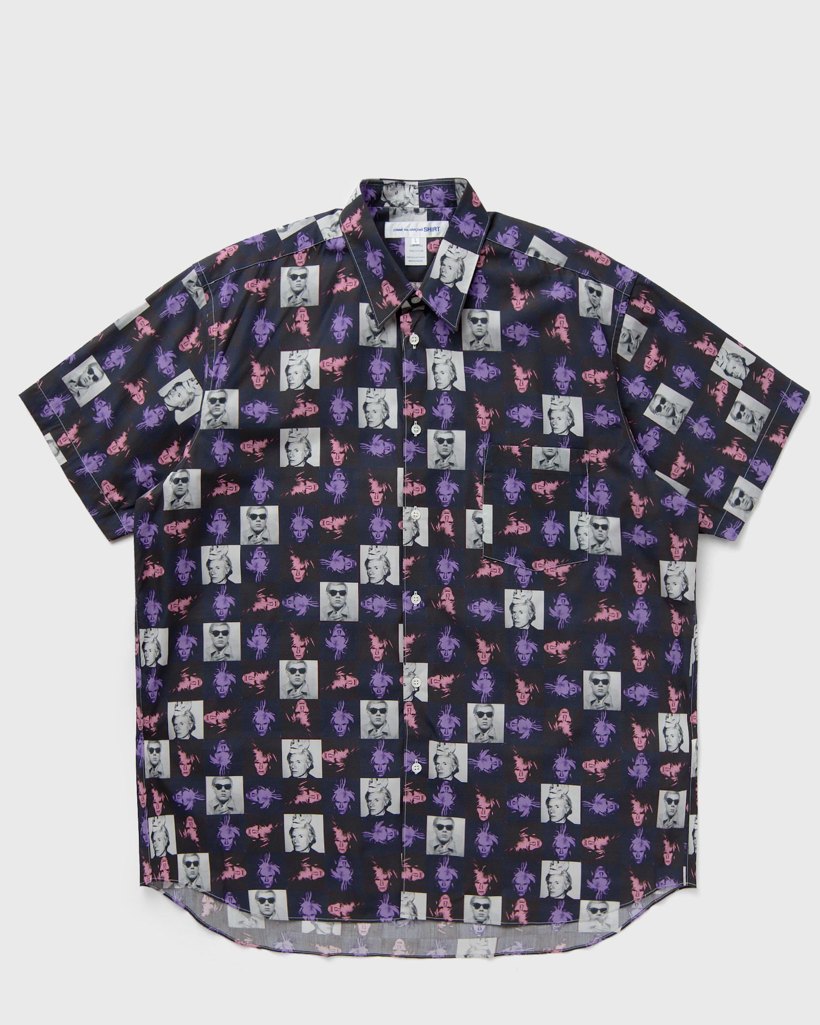 Comme des Garçons Shirt MENS SHIRT WOVEN men Shortsleeves purple in Größe:XL von Comme des Garçons Shirt