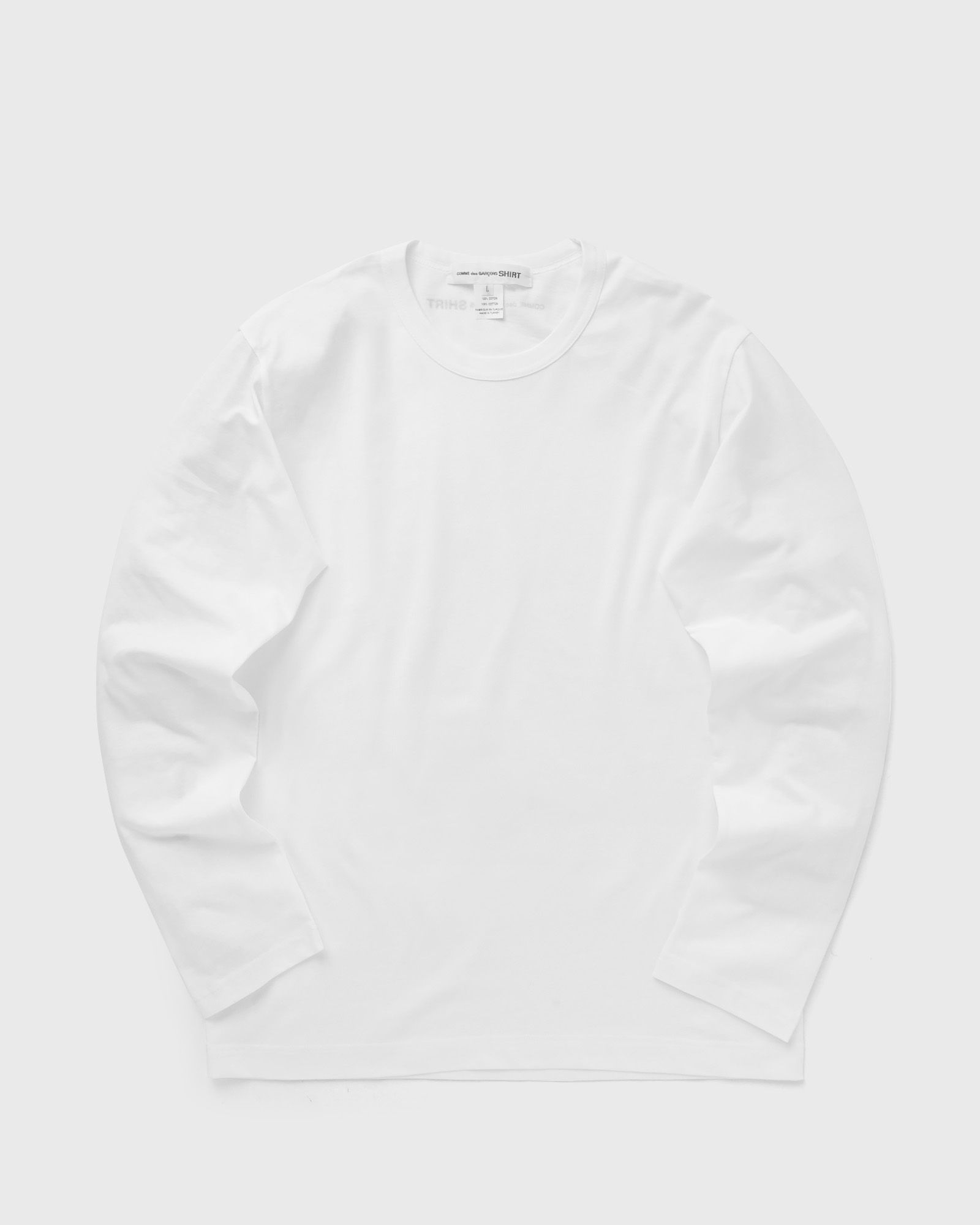 Comme des Garçons Shirt MENS T-SHIRT KNIT men Longsleeves white in Größe:XL von Comme des Garçons Shirt