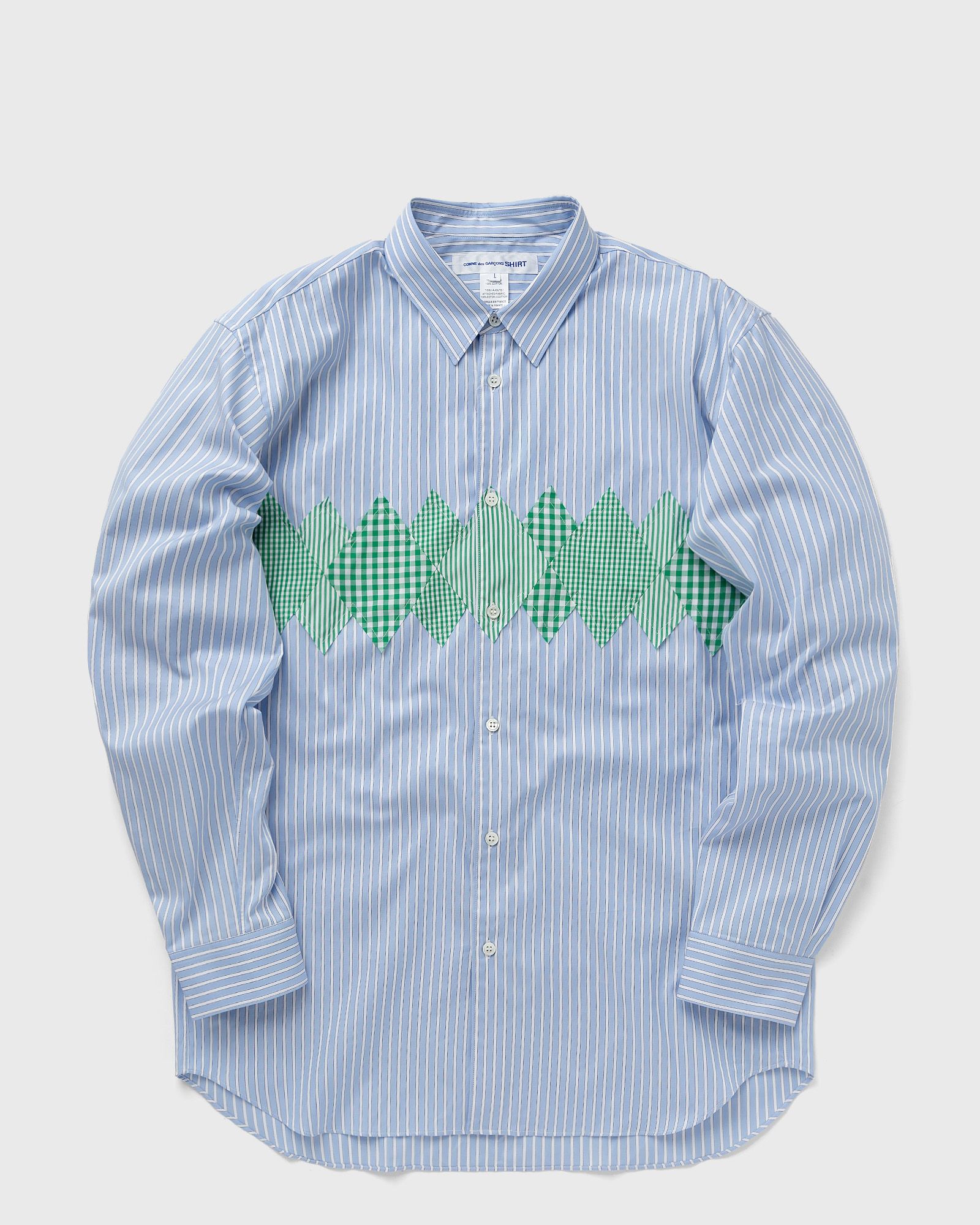 Comme des Garçons Shirt SHIRT WOVEN men Longsleeves blue in Größe:XL von Comme des Garçons Shirt