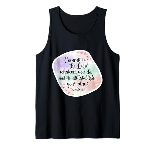 Christian Bible Commit to The Lord Whatever You Do Damen Tank Top Christian Bible Commit to The Lord Whatever You Do Damen Tank Top von Commit To The Lord Whatever You Do Womens Merch