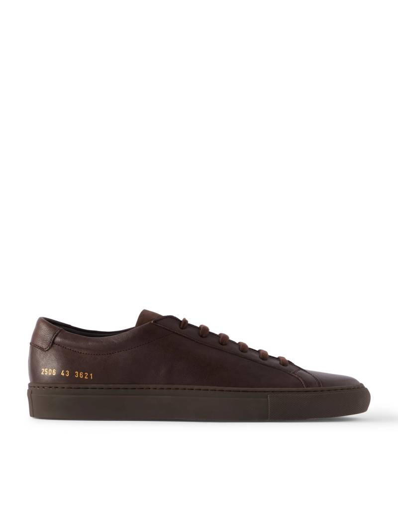 Common Projects - Achilles Premium Leather Sneakers - Men - Brown - EU 41 von Common Projects